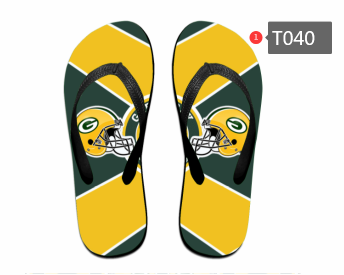 All Sizes Green Bay Packers Flip Flops T040(Pls check description for details)
